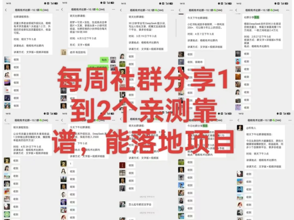 图片[12]-都在挣钱！𝟏个真正靠谱能让你挣到钱的社群！-知鸿阁