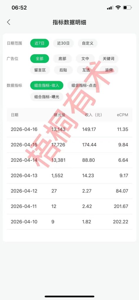 图片[2]-社群里一位很有爱心的爱狗人士（海也同学）跟着咱们3月8号分享的公众号流量主生活小妙招赛道，昨天搞了144.18，累计到手307.54，一分不多一分不少。-知鸿阁